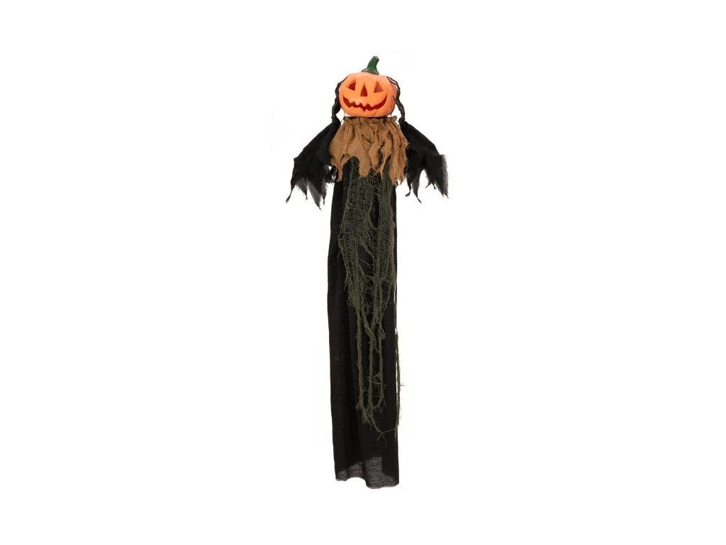 Europalms Halloween figuur pompoenkop geanimeerd 115 cm, Halloween of Griezel, ., Nieuw, Ophalen of Verzenden