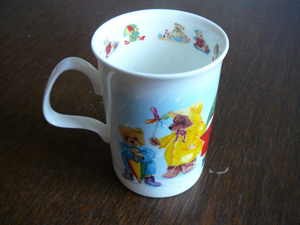beker playtime teddy, Ophalen of Verzenden, Overige stijlen, Kop(pen) en/of Schotel(s)