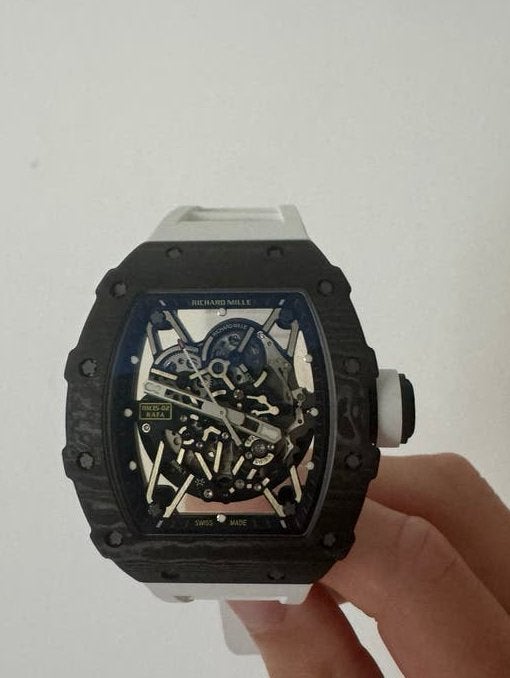 Richard Mille 35-02 Rafael Nadal, Ophalen of Verzenden, Hoogte, Nieuw, Zwart