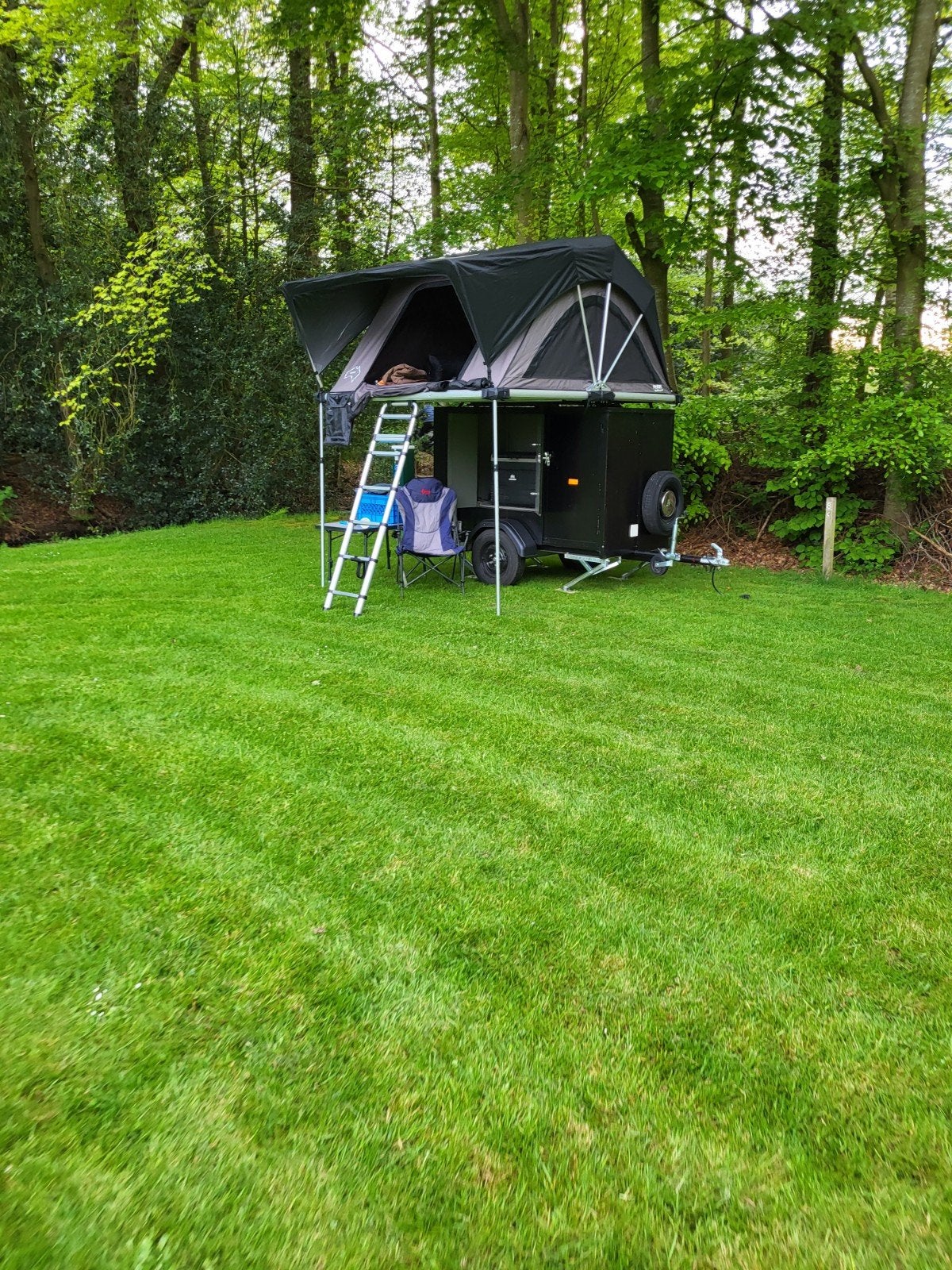 Yuna Sheepie Family 1.0 daktent met toebehoren, Caravans en Kamperen, Tenten, Ophalen, Zo goed als nieuw, Tot en met 4