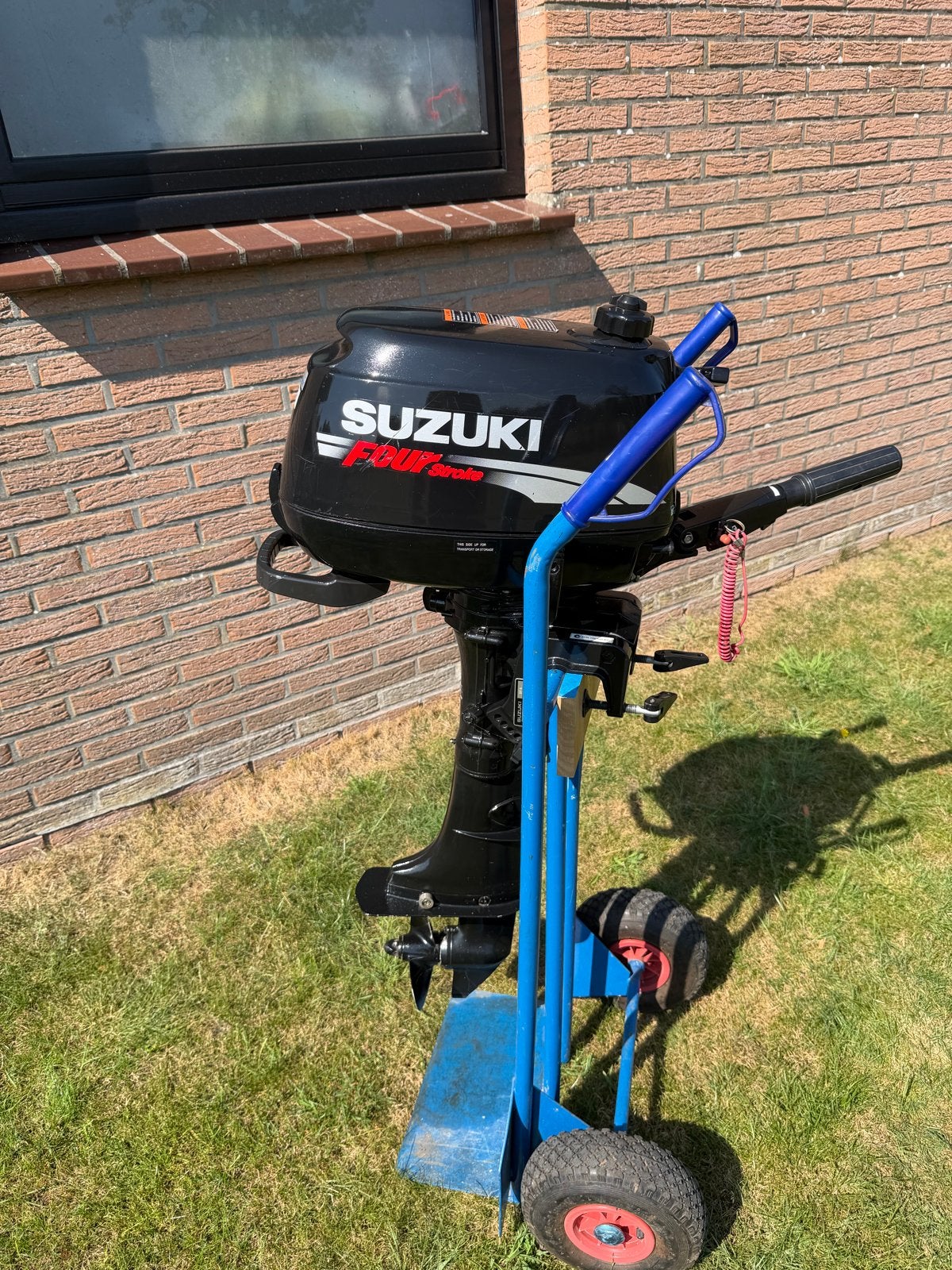 nette Suzuki 6 pk 4Takt buitenboordmotor kortstaart, Watersport en Boten, Ophalen, 5 tot 10 pk, Viertaktmotor, Zo goed als nieuw