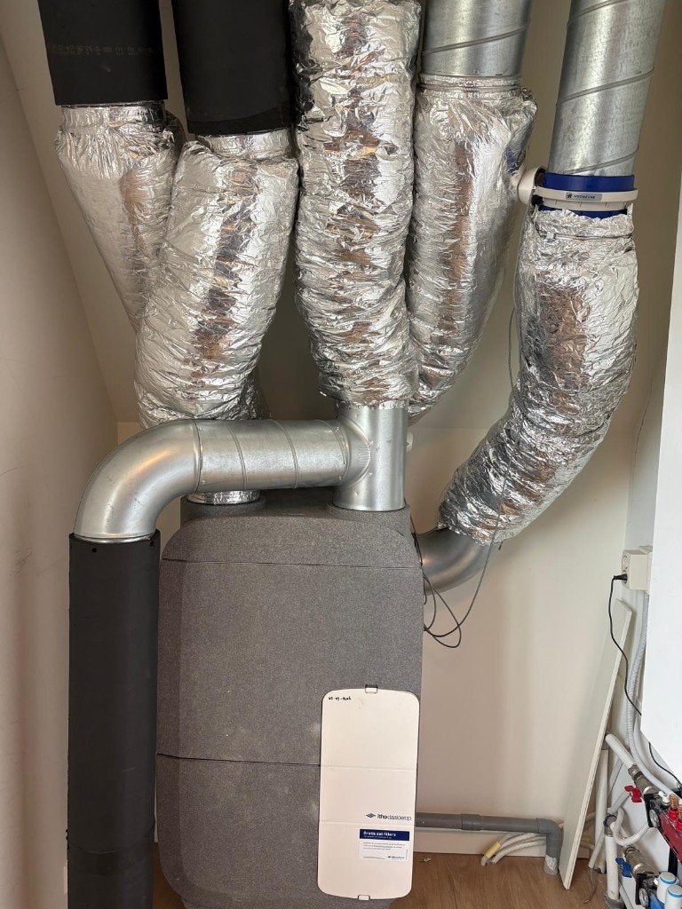 WTW Itho Daalderop HR-400, incl DuoZone set, Ophalen, Gebruikt, Ventilator en Afzuiger