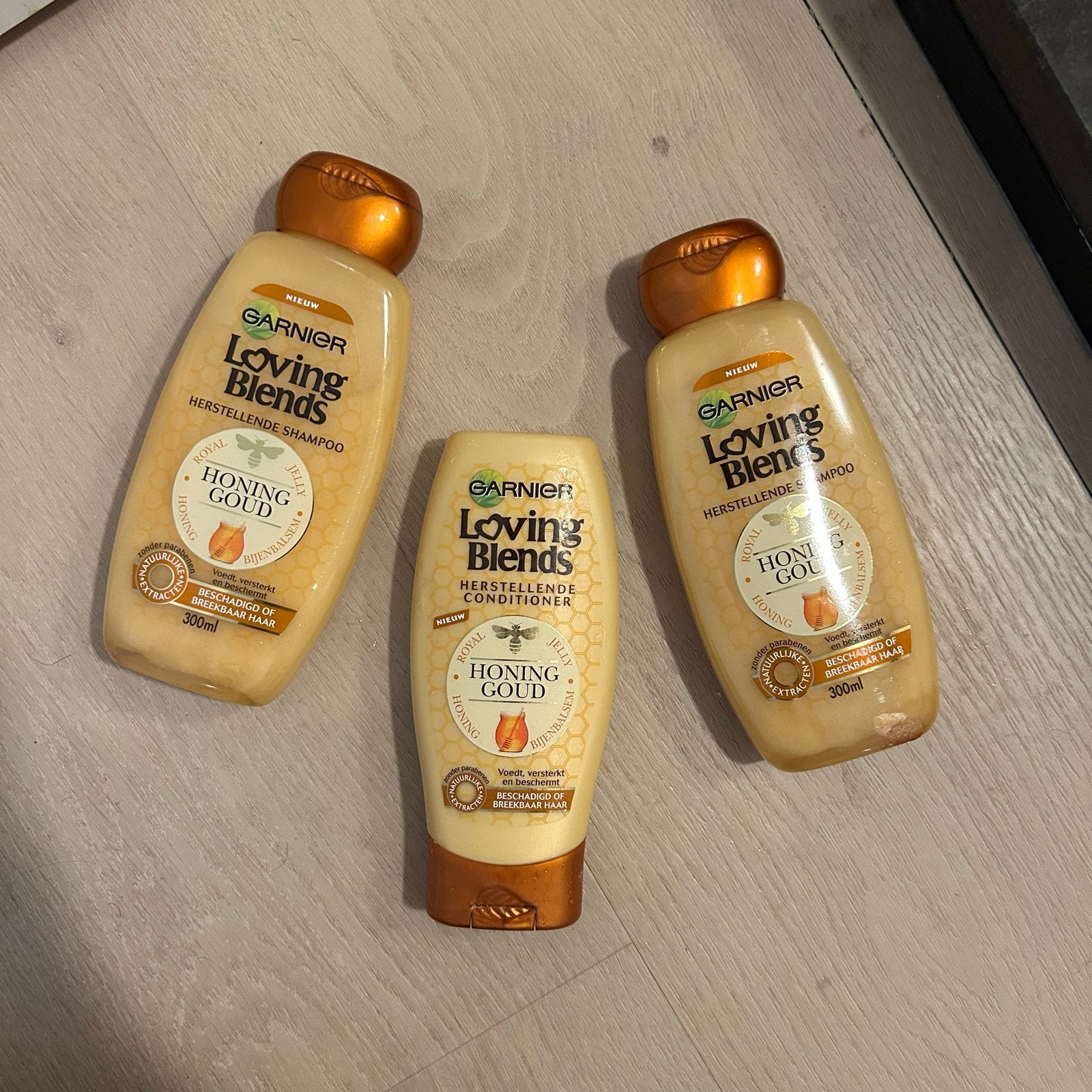 Garnier Loving Blends Honing Goud Shampoo & Conditioner, Ophalen of Verzenden, Nieuw, Shampoo of Conditioner