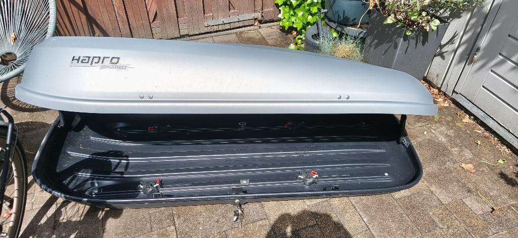 Dakkoffer Hapro Probox 460EF incl. dakdragers, Auto diversen, Dakkoffers, Gebruikt, Ophalen