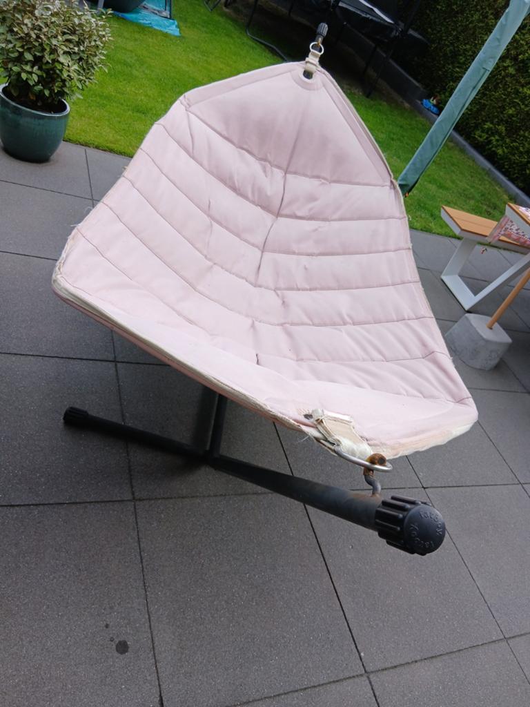 Fatboy hangmat met standaard - gebruikssporen, Gebruikt, Inklapbaar, Ophalen of Verzenden, Eenpersoons