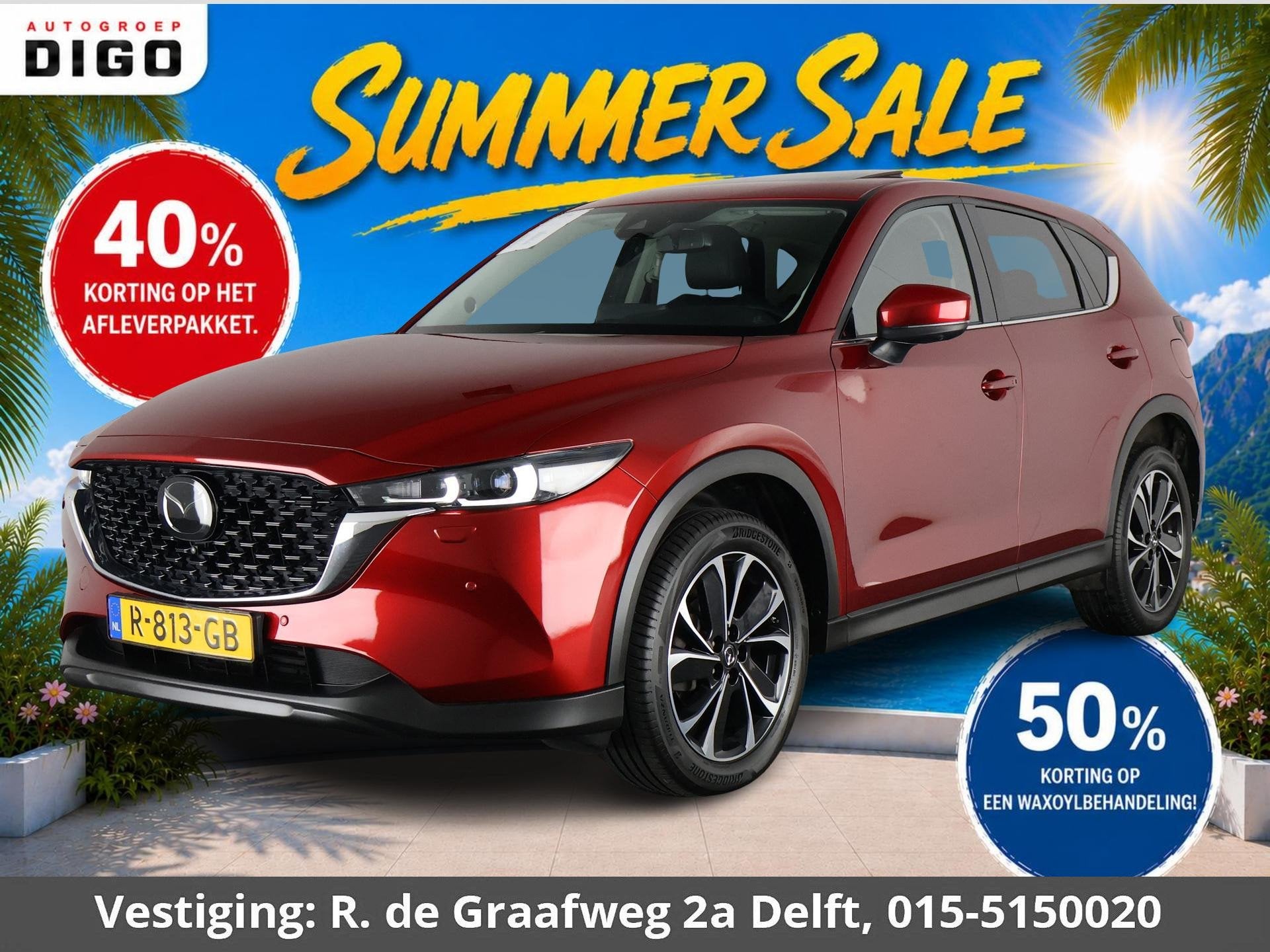 Mazda CX-5 2.0 SkyActiv-G 165 Luxury Automaat | Navigatie |, 1998 cc, Gebruikt, 4 cilinders, 2000 kg