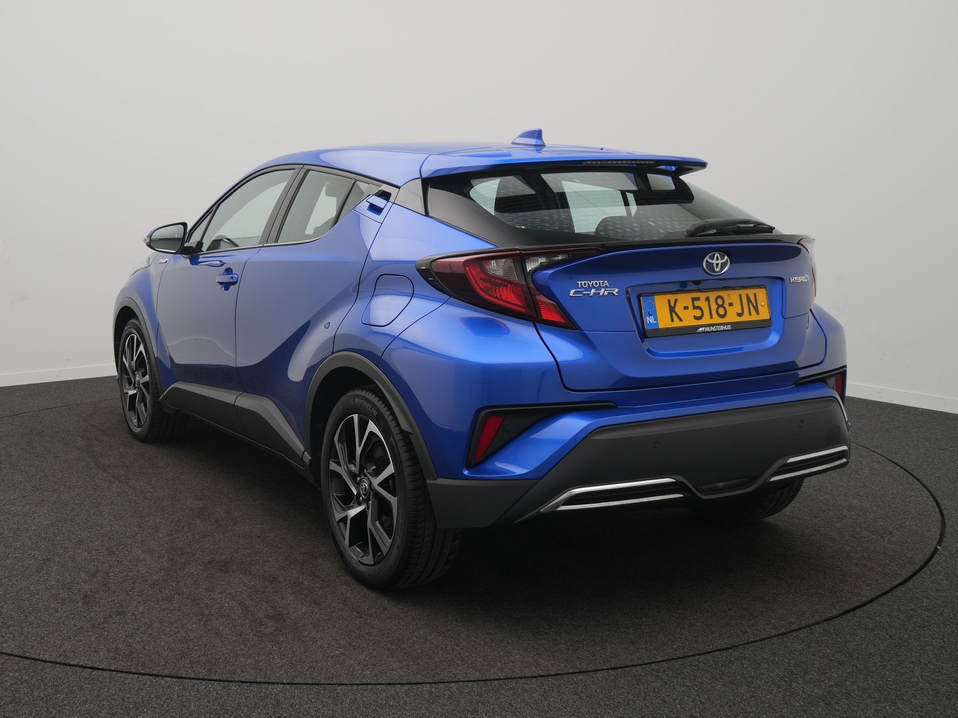 Toyota C-HR 2.0 Hybrid Dynamic - Occasion Lease vanaf €849, Auto's, 12 maanden, Stof, 4 cilinders, Blauw