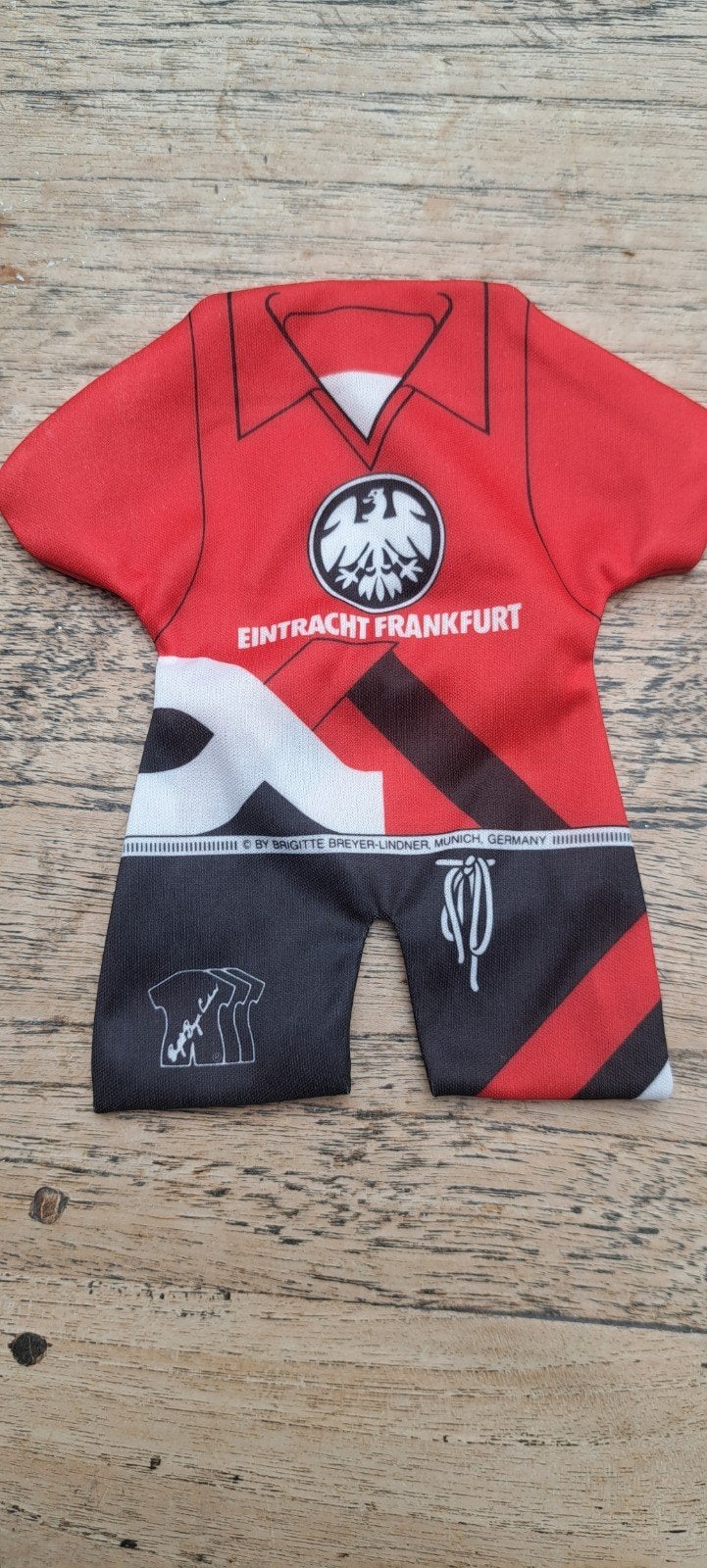 Minidress Eintracht Frankfurt midden jaren 90, Verzamelen, Ophalen of Verzenden, Zo goed als nieuw, Buitenlandse clubs, Shirt