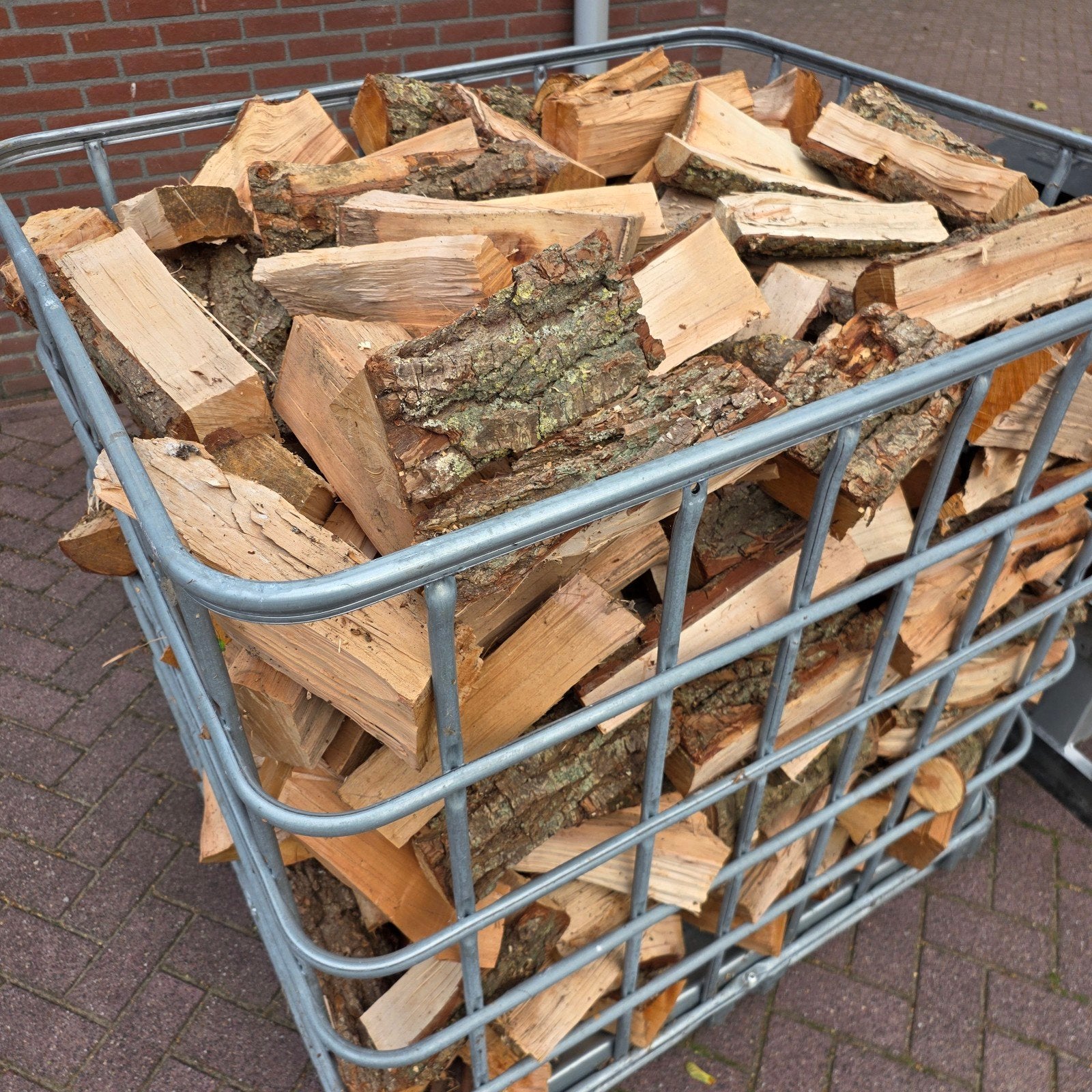 Gekloofd Wilgenhout droog los gestort: bezorgd of afhalen, Tuin en Terras, Minder dan 3 m³, Ophalen of Verzenden