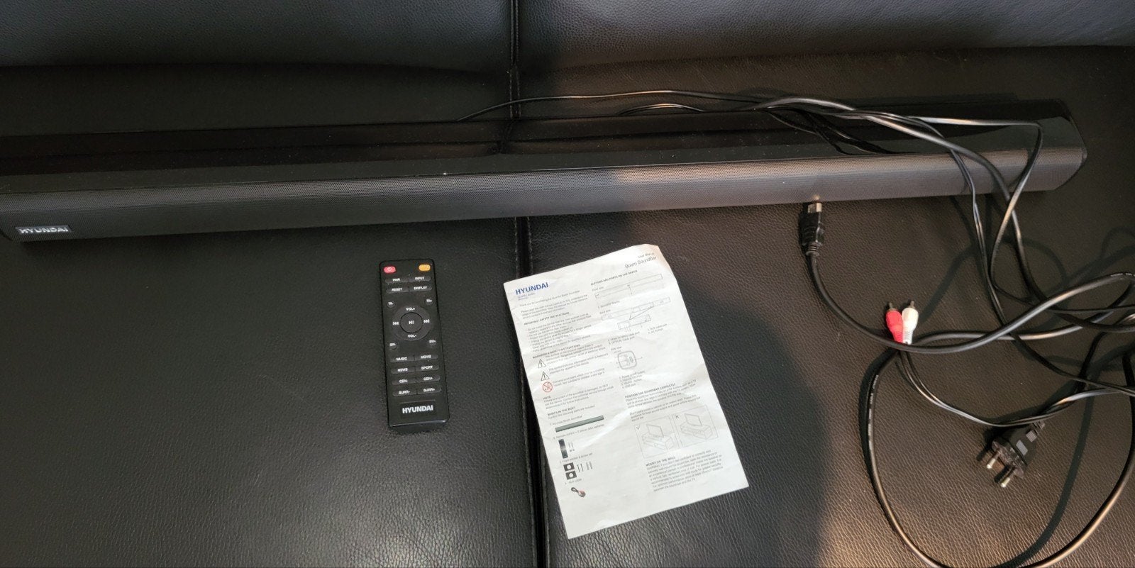 Hyundai Soundbar HHE271901 met afstandsbediening, Ophalen of Verzenden, Bluetooth, Zo goed als nieuw