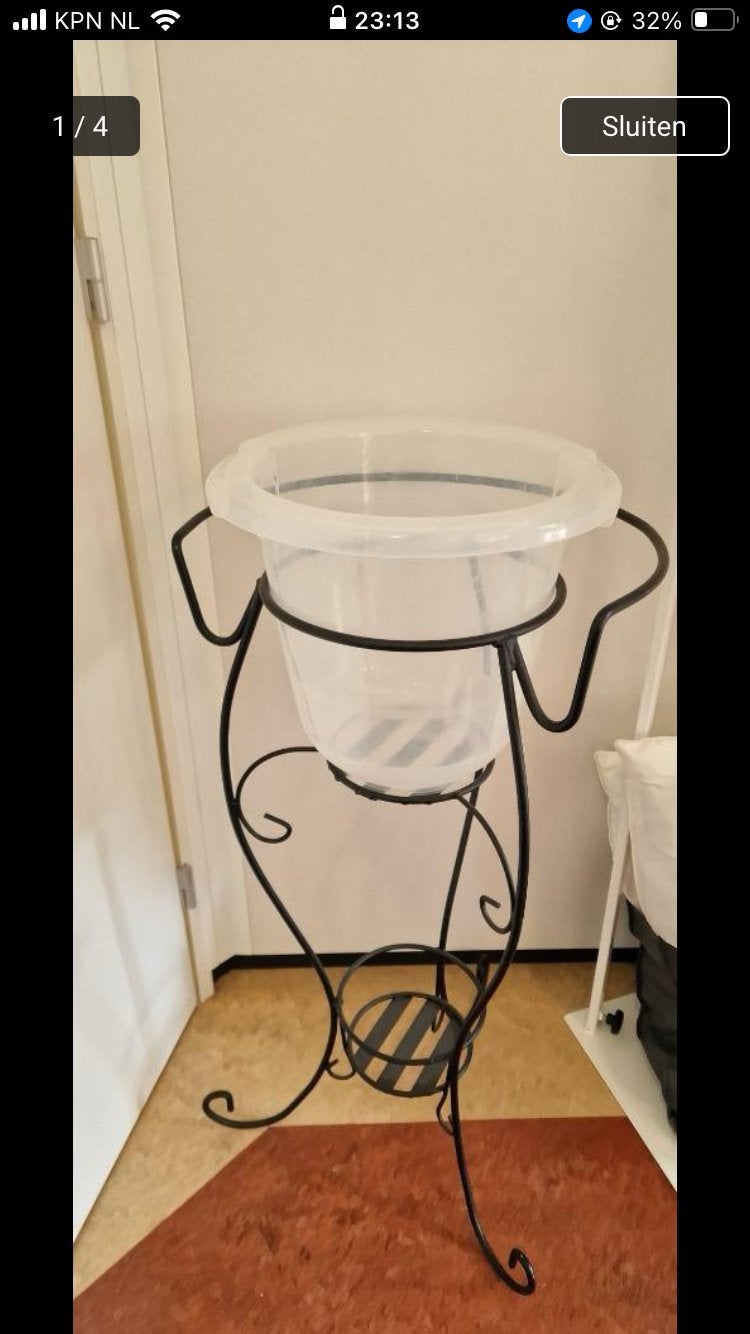 Tummy Tub babybadje met standaard, Gebruikt, Tummy Tub, Standaard, Ophalen