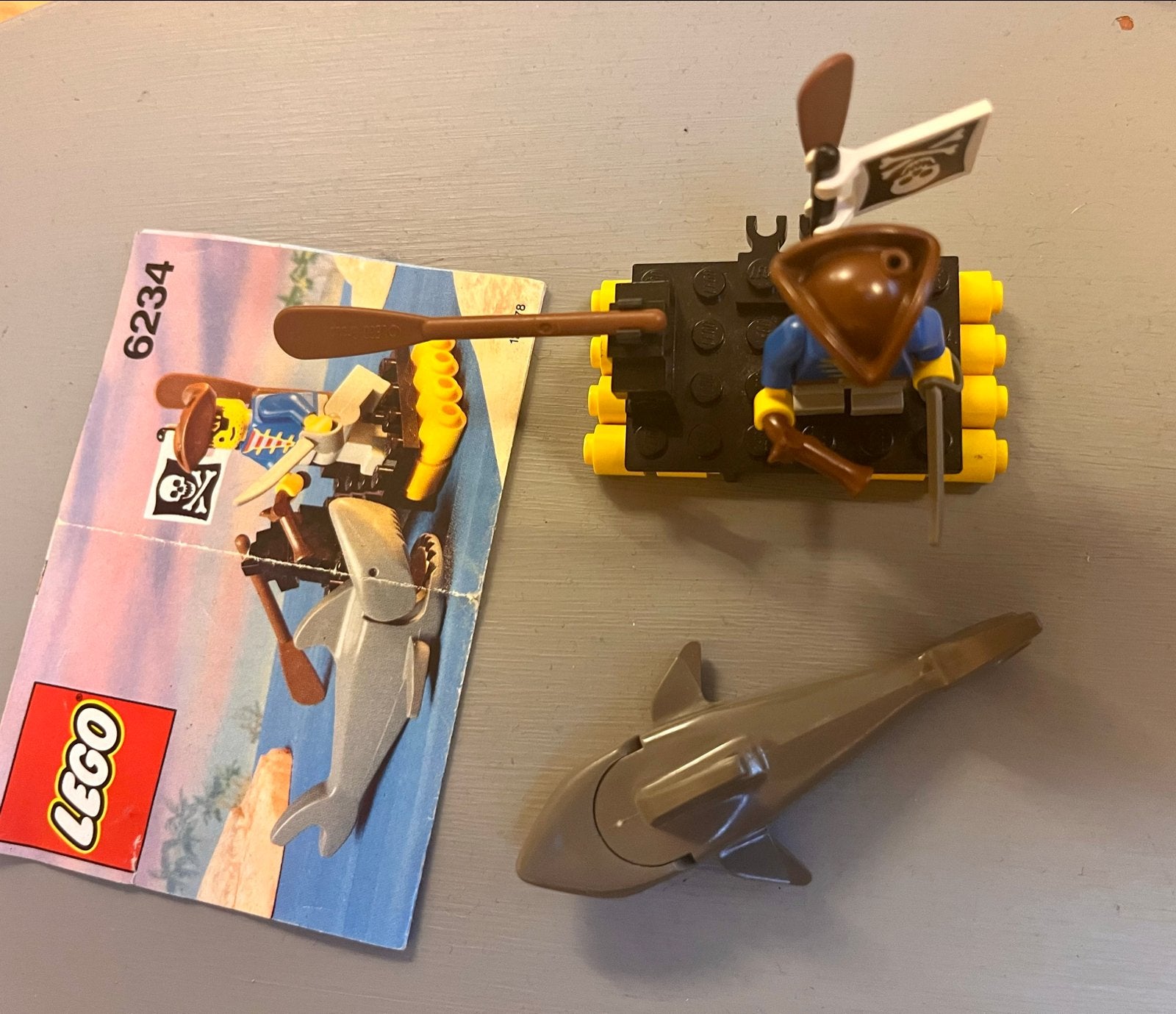 Lego Piraten set 6234 - Red Beard's Raft compleet, Kinderen en Baby's, Speelgoed | Duplo en Lego, Gebruikt, Lego, Compleet, Complete set