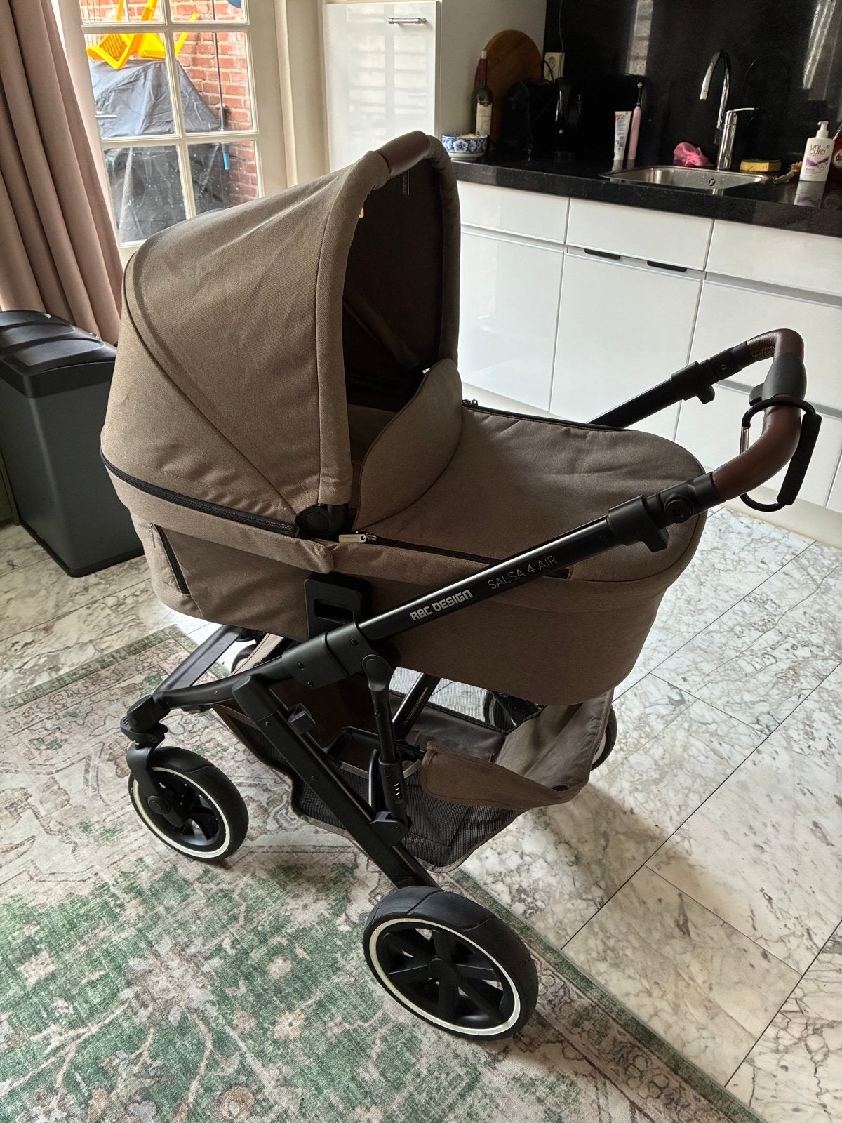 ABC Design Salsa 4 Kinderwagen met Reiswieg en Zitje, Zo goed als nieuw, Combiwagen, Met reiswieg, Ophalen