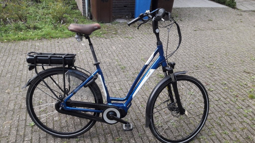 Elektrische Damen Fiets, Fietsen en Brommers, Gebruikt, Versnellingen, 56 cm of meer, Schijfrem