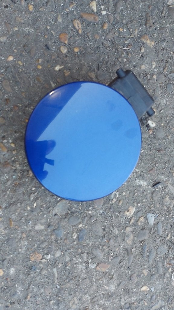 Blauw tankdop klepje Leon 2004, Ophalen of Verzenden