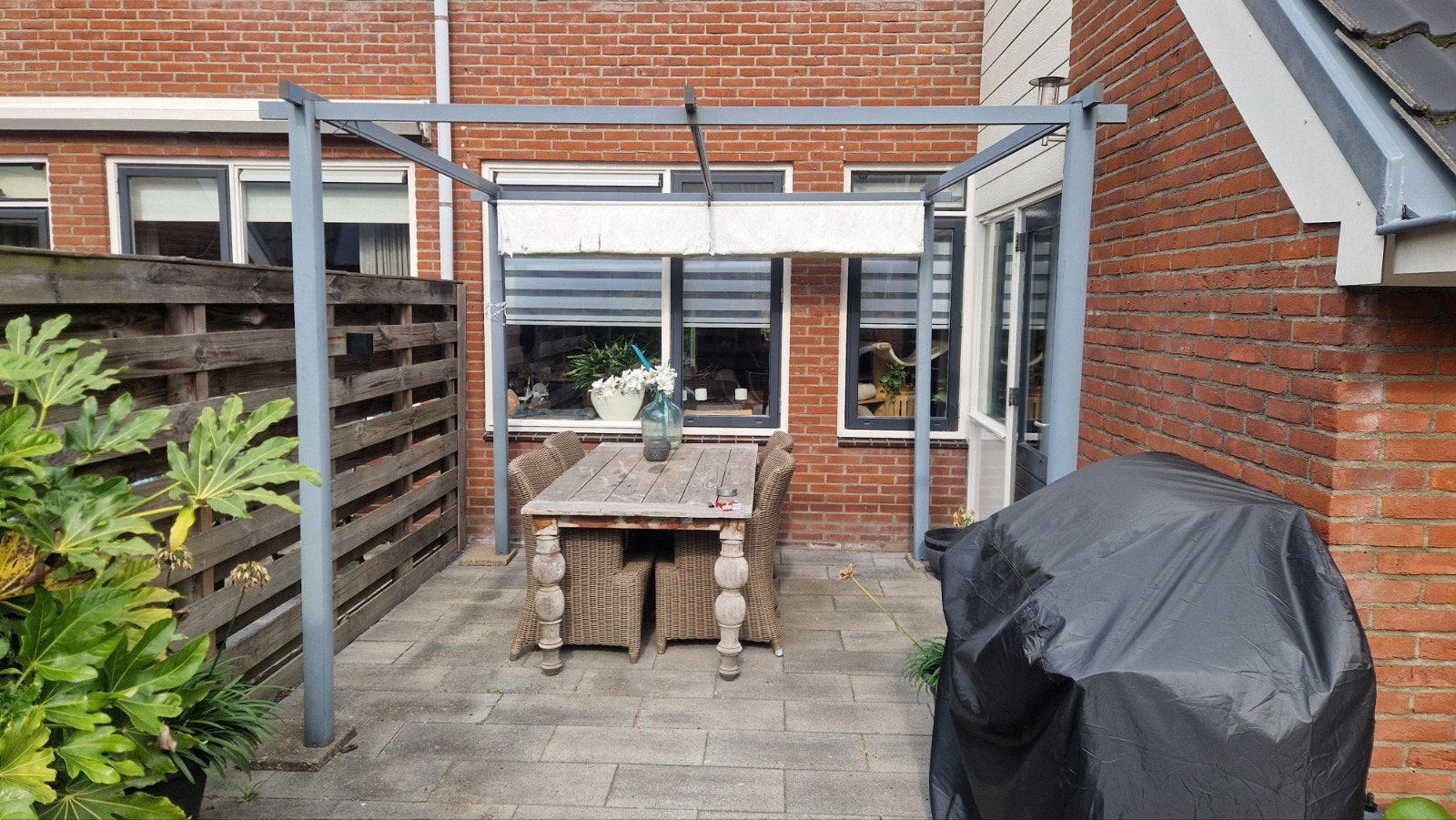 Pergola met te vervangen doek, Tuin en Terras, Ophalen, Gebruikt, Overige typen