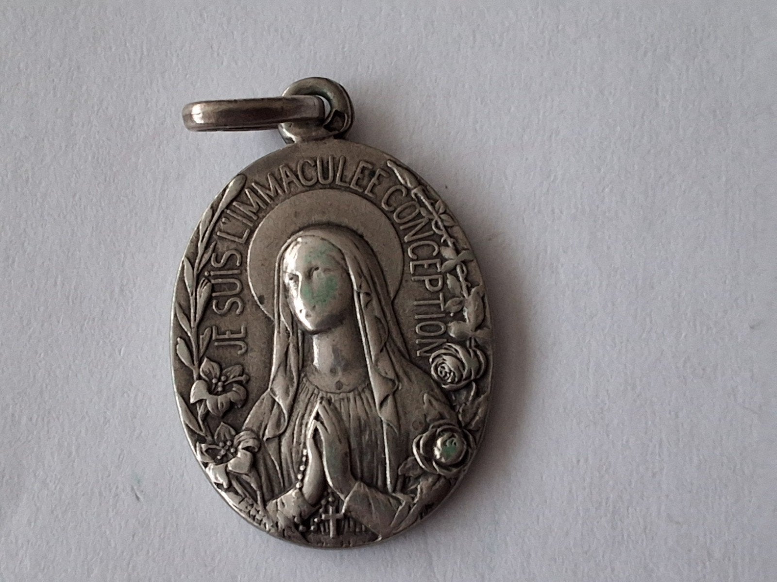 Religieuze hanger LOURDES Onbevlekte Ontvangenis TAIRAC, Ophalen of Verzenden