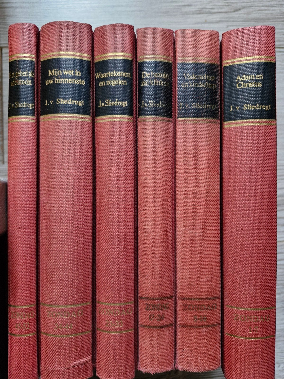 J.v. Sliedregt - Complete catechismus verklaring, Ophalen of Verzenden, Gelezen, J.v. Sliedregt, Christendom | Protestants