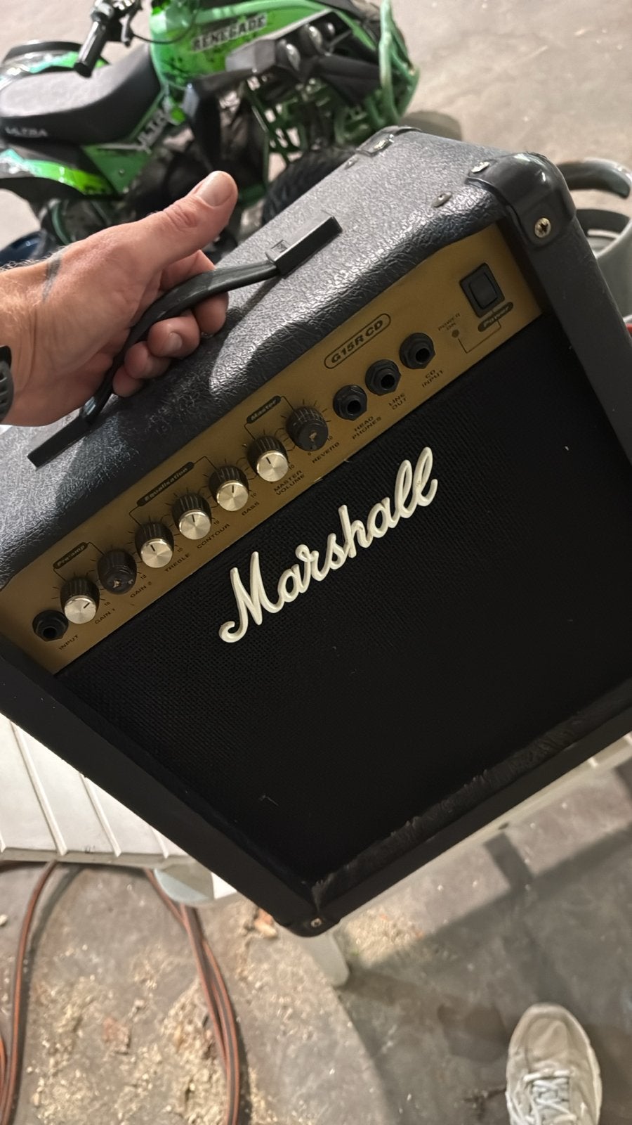 Marshall G15RCD Gitaarversterker - Compact en Krachtig, Ophalen of Verzenden, Gebruikt, Gitaar, Minder dan 50 watt