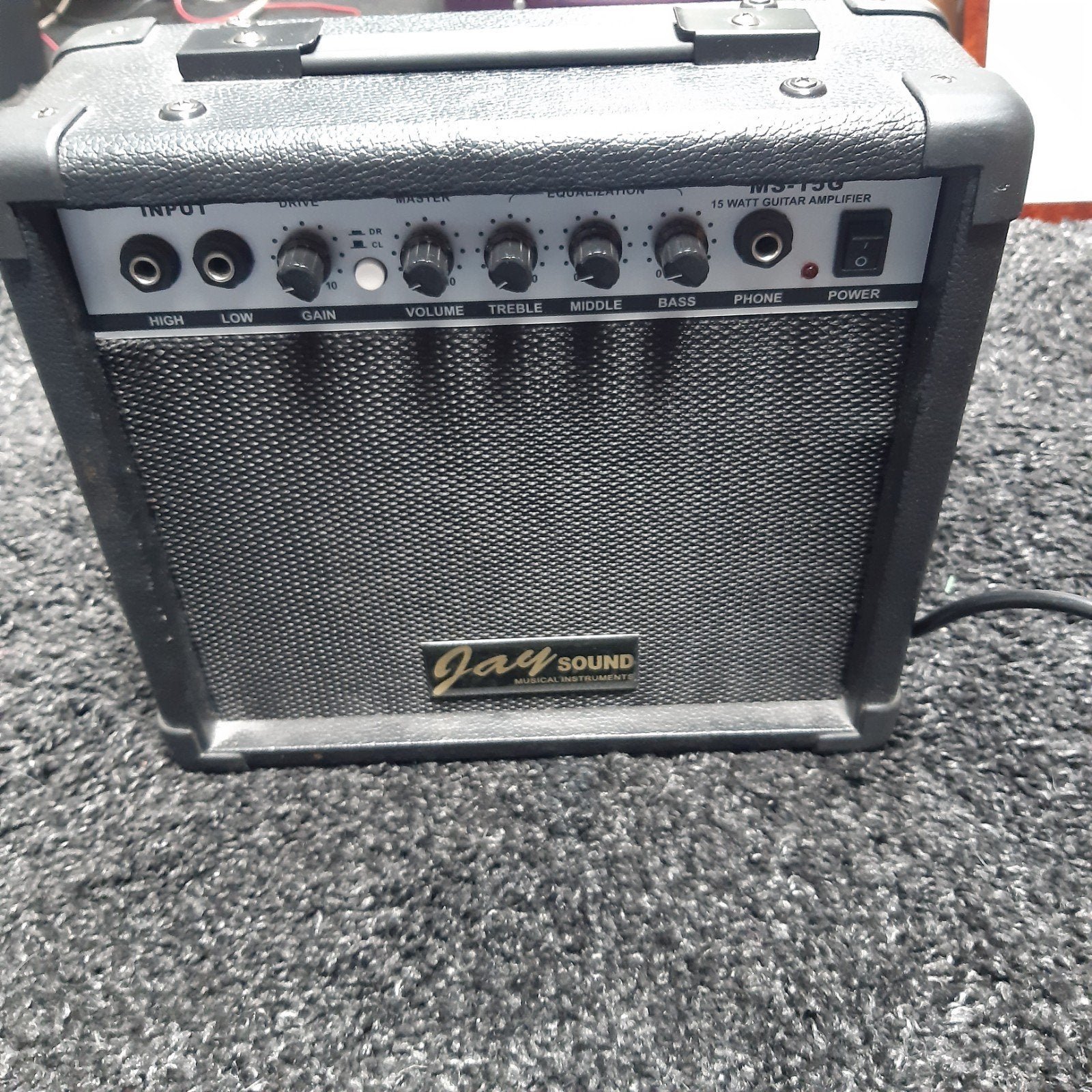 Jay Sound MS-15G 15 Watt Gitaarversterker  40,-, Muziek en Instrumenten, Versterkers | Bas en Gitaar, Ophalen of Verzenden, Minder dan 50 watt