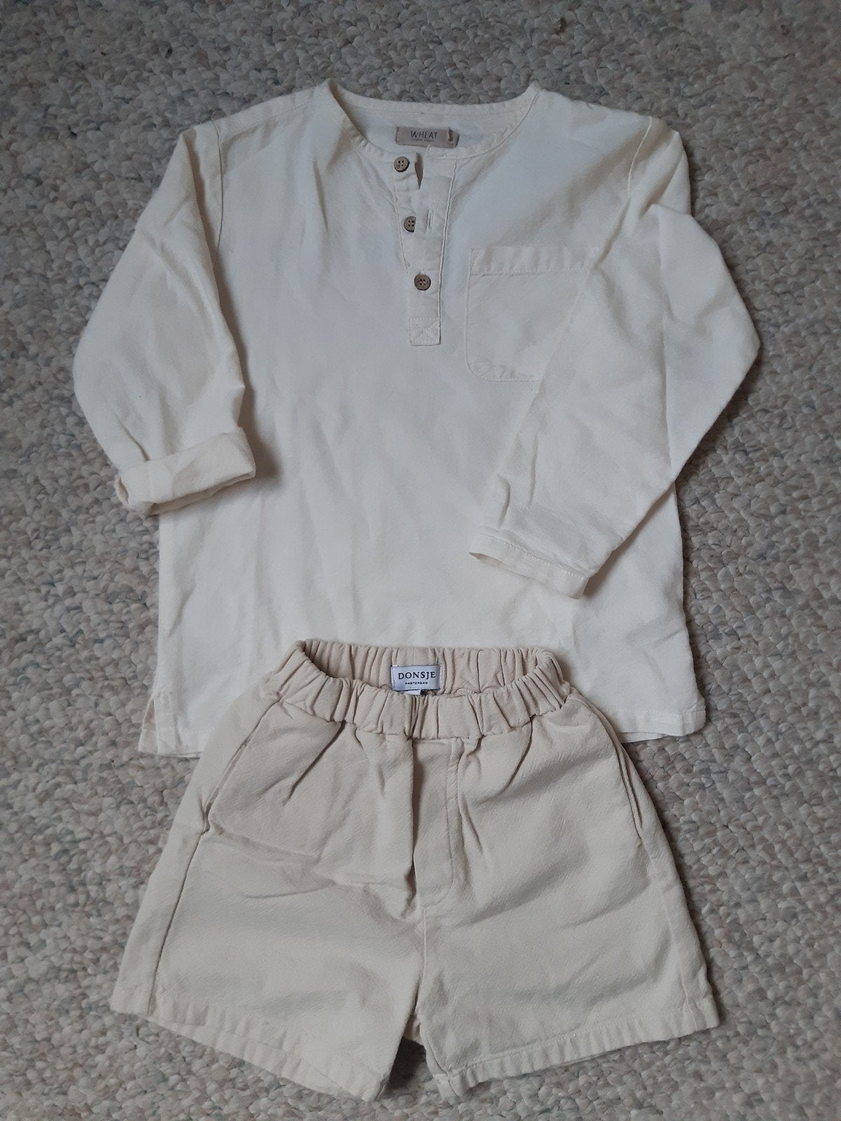 Donsje en Wheat bruiloft setje maat 110 NIEUW, Jongen of Meisje, Nieuw, Donsje Amsterdam, Ophalen of Verzenden