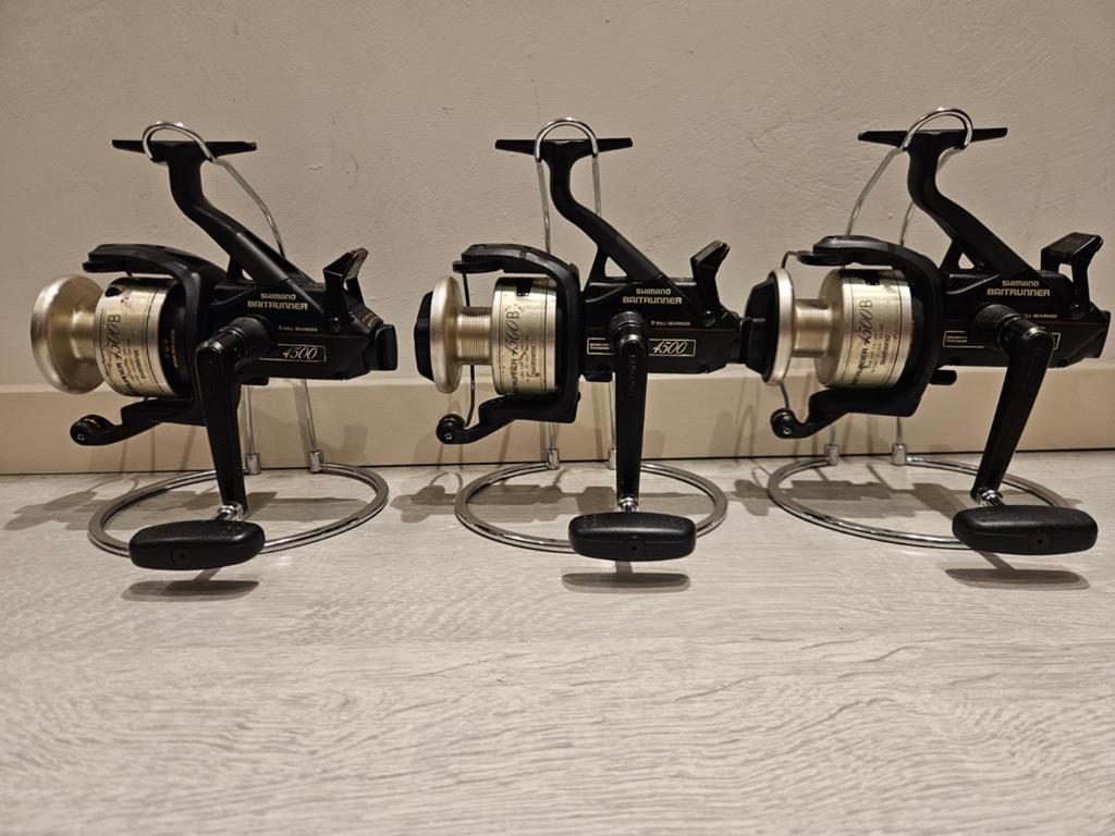 3 Shimano 4500B #1, Watersport en Boten, Hengelsport | Karpervissen, Ophalen of Verzenden, Zo goed als nieuw