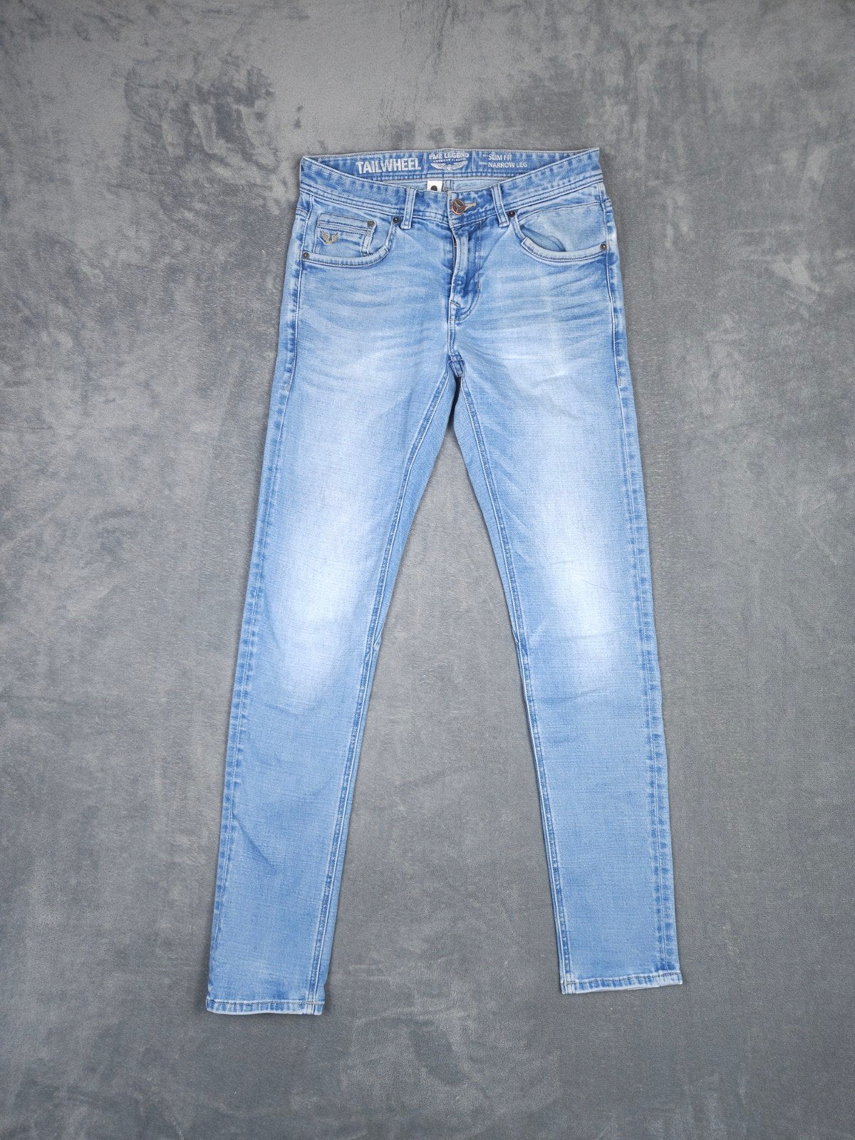 Pme Legend Tailwheel Broek W32 L36 Slim Lichtblauw Jeans Pal, Blauw, ., W32 (confectie 46) of kleiner, Ophalen of Verzenden