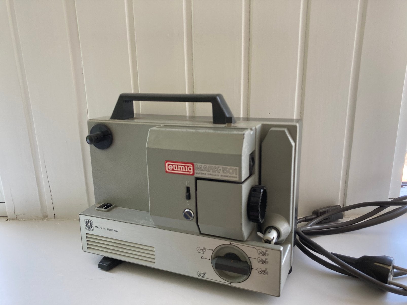 Eumig Mark 501, Ophalen, 1960 tot 1980, Projector
