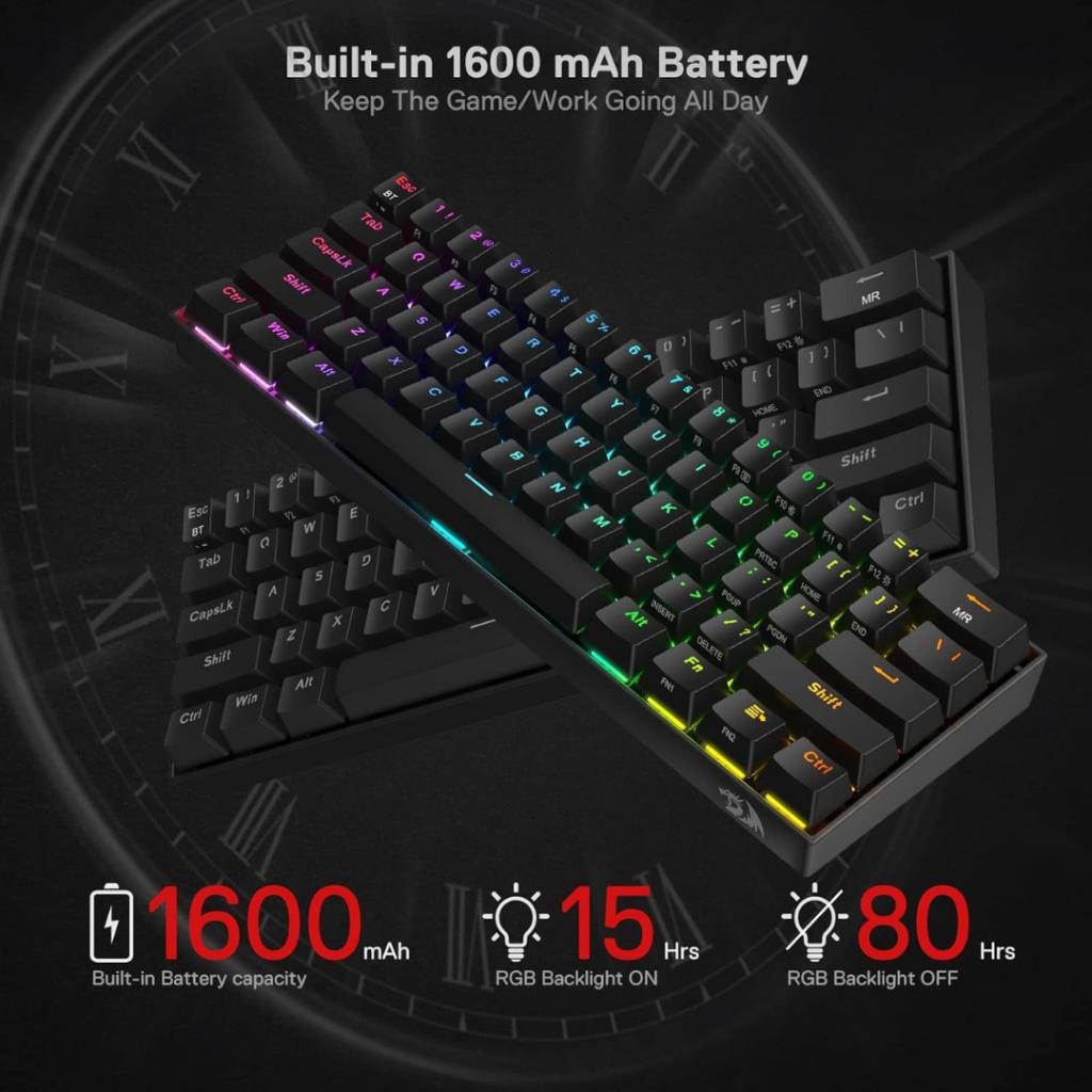 Redragon K530 Pro - Custom Build - RGB Mechanical Keyboard, Computers en Software, Toetsenborden, Ophalen, Gaming toetsenbord