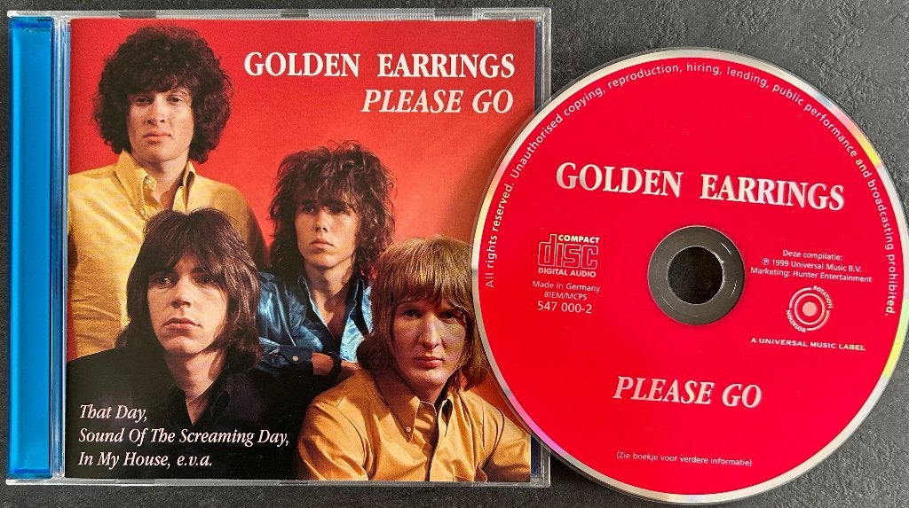 GOLDEN EARRINGS - Please go ( CD ), Ophalen of Verzenden, Zo goed als nieuw, Poprock