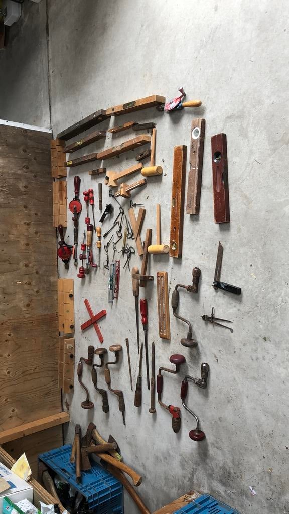Antieke Timmermans gereedschappen oa Nooitgedagt, Antiek en Kunst, Ophalen of Verzenden