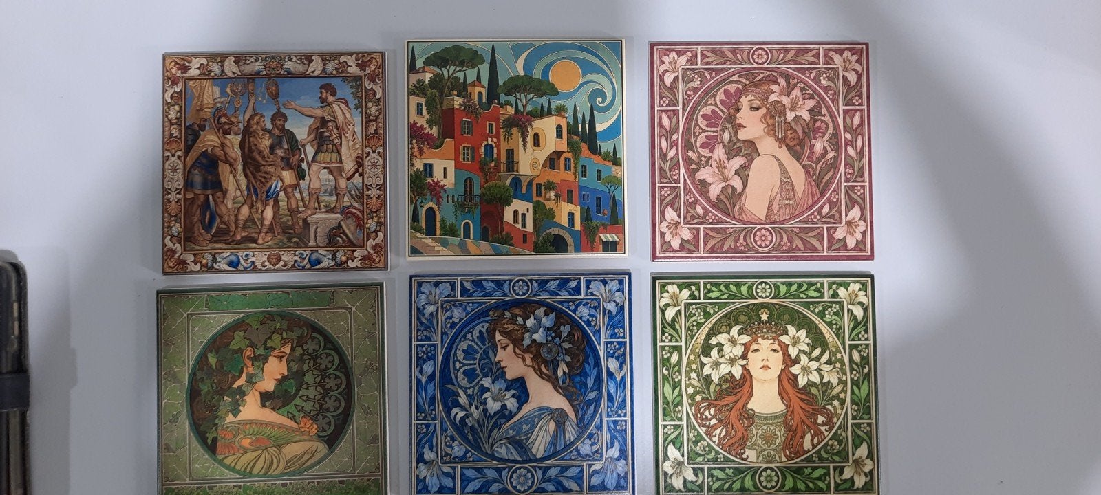 Decoratieve tegels 15x15 cm - Diverse kunststijlen, Antiek en Kunst, Verzenden