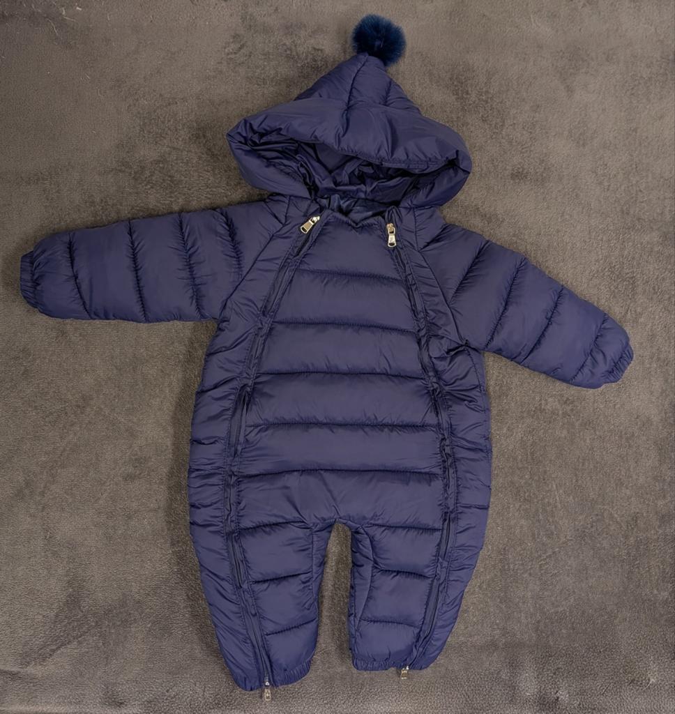Nieuw: Donkerblauw winterpak 12-18 maanden, Kinderen en Baby's, Babykleding | Overige, Ophalen, Nieuw, Jongetje of Meisje
