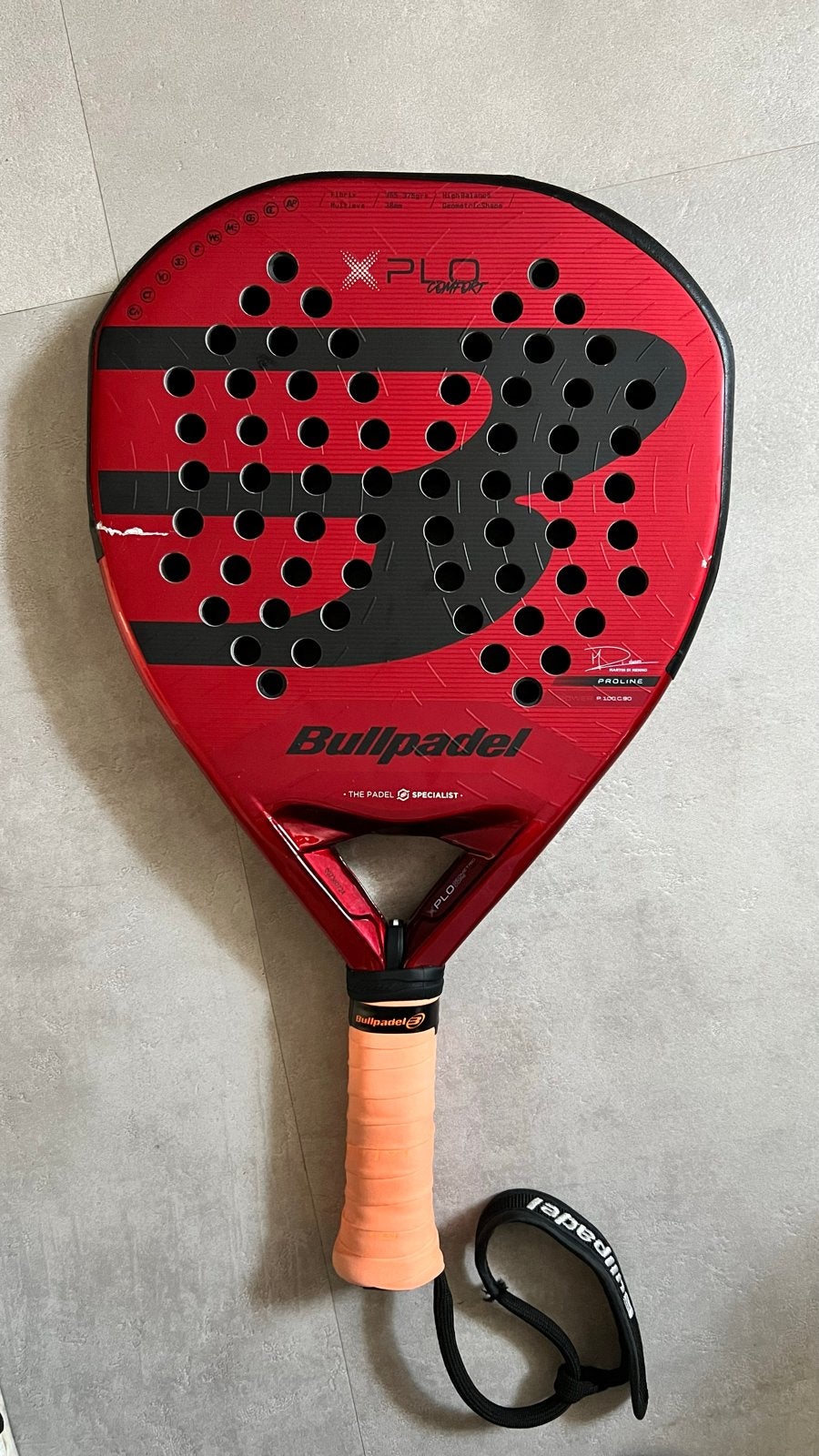 Bullpadel XPL Carbon Padel Racket - Gebruikt, Sport en Fitness, Padel, Ophalen of Verzenden, Gebruikt