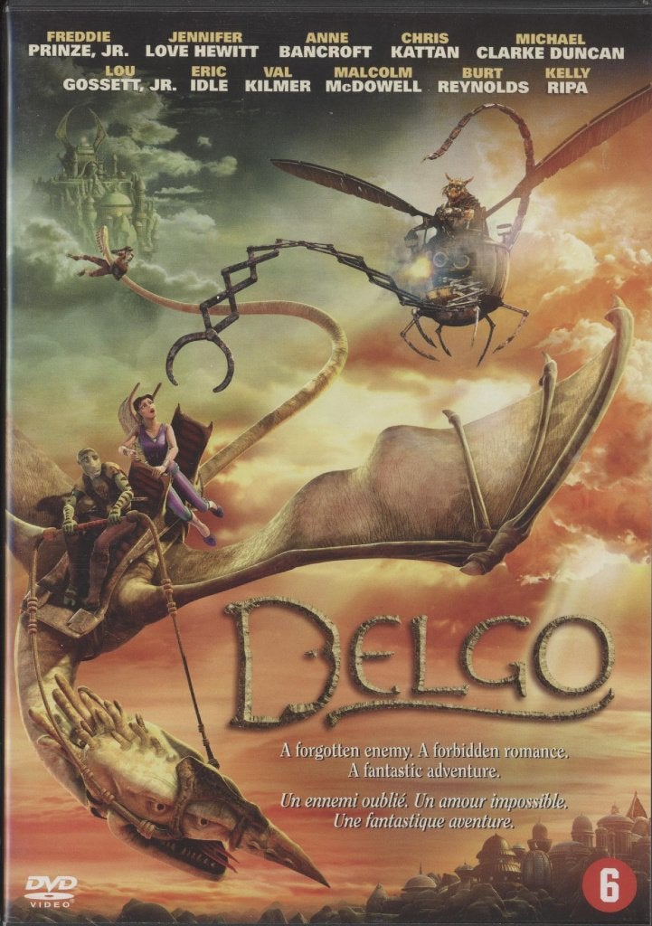 63) DELGO: met de stem van Freddie Prinze Jr. en Kelly Ripa, Gebruikt, Tekenfilm, Amerikaans, Ophalen of Verzenden