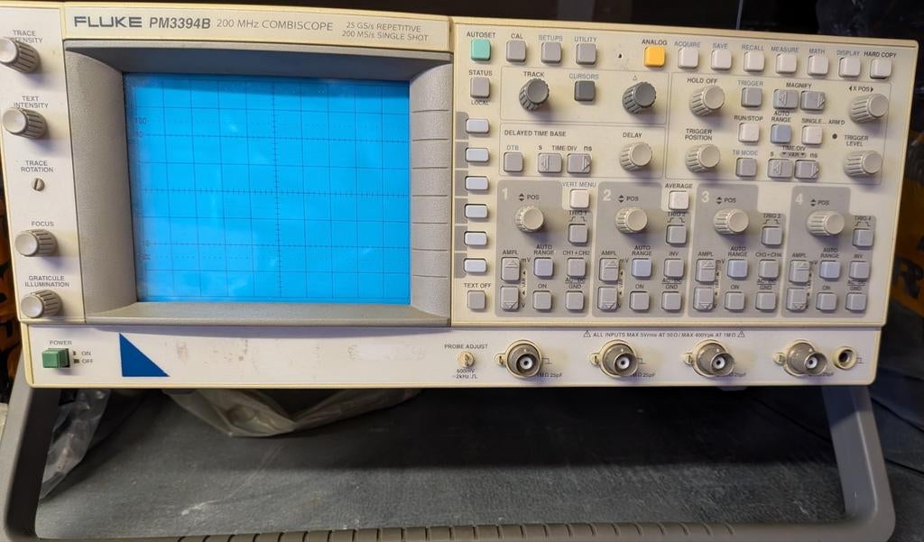 Fluke PM3394b 200MHz Combiscope - Vintage Oscilloscoop, Ophalen, Gebruikt