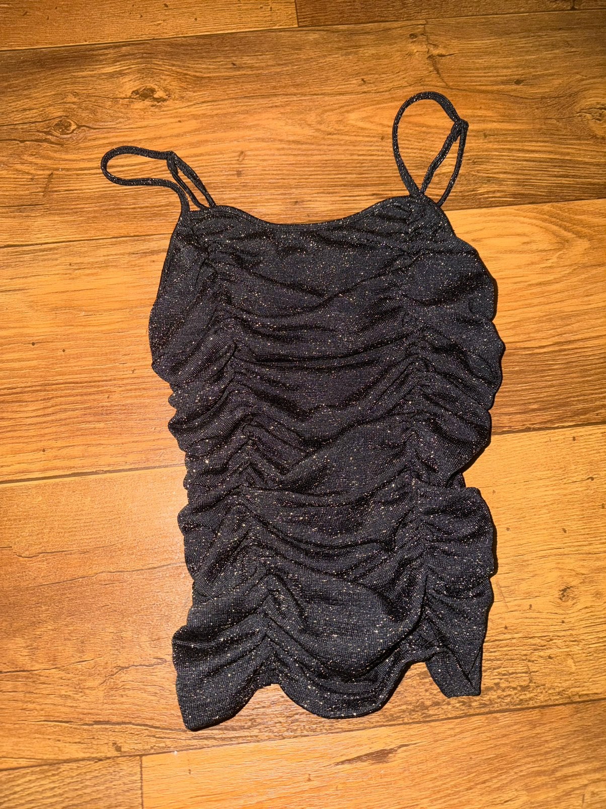 Dames glitter top van Shein, Ophalen of Verzenden, Zo goed als nieuw, Maat 34 (XS) of kleiner, Zwart