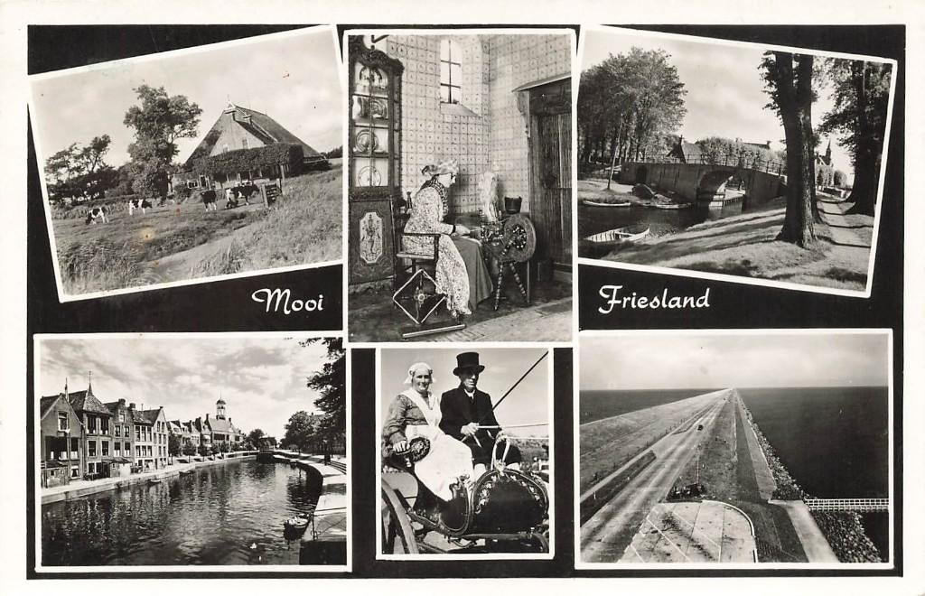 Mooi Friesland, Ophalen of Verzenden, 1940 tot 1960, Gelopen, Friesland