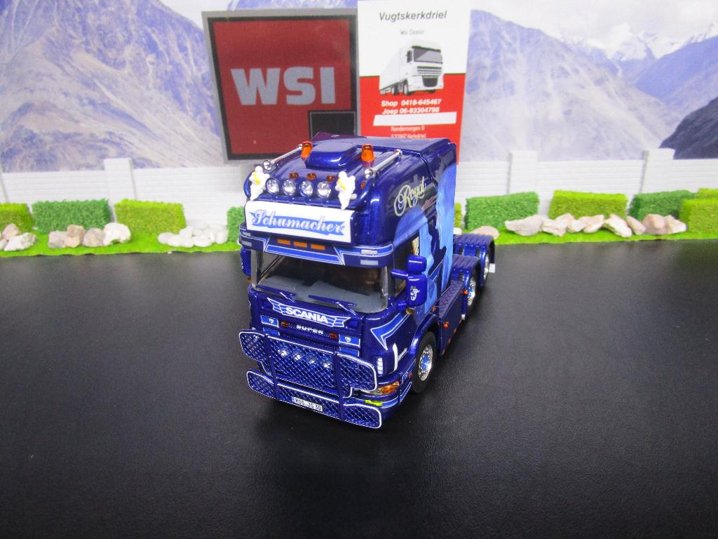 Wsi 01-4266 Schumacher Jan , Scania 4 Serie Topline 6x2, Ophalen, Nieuw, Bus of Vrachtwagen, Wsi