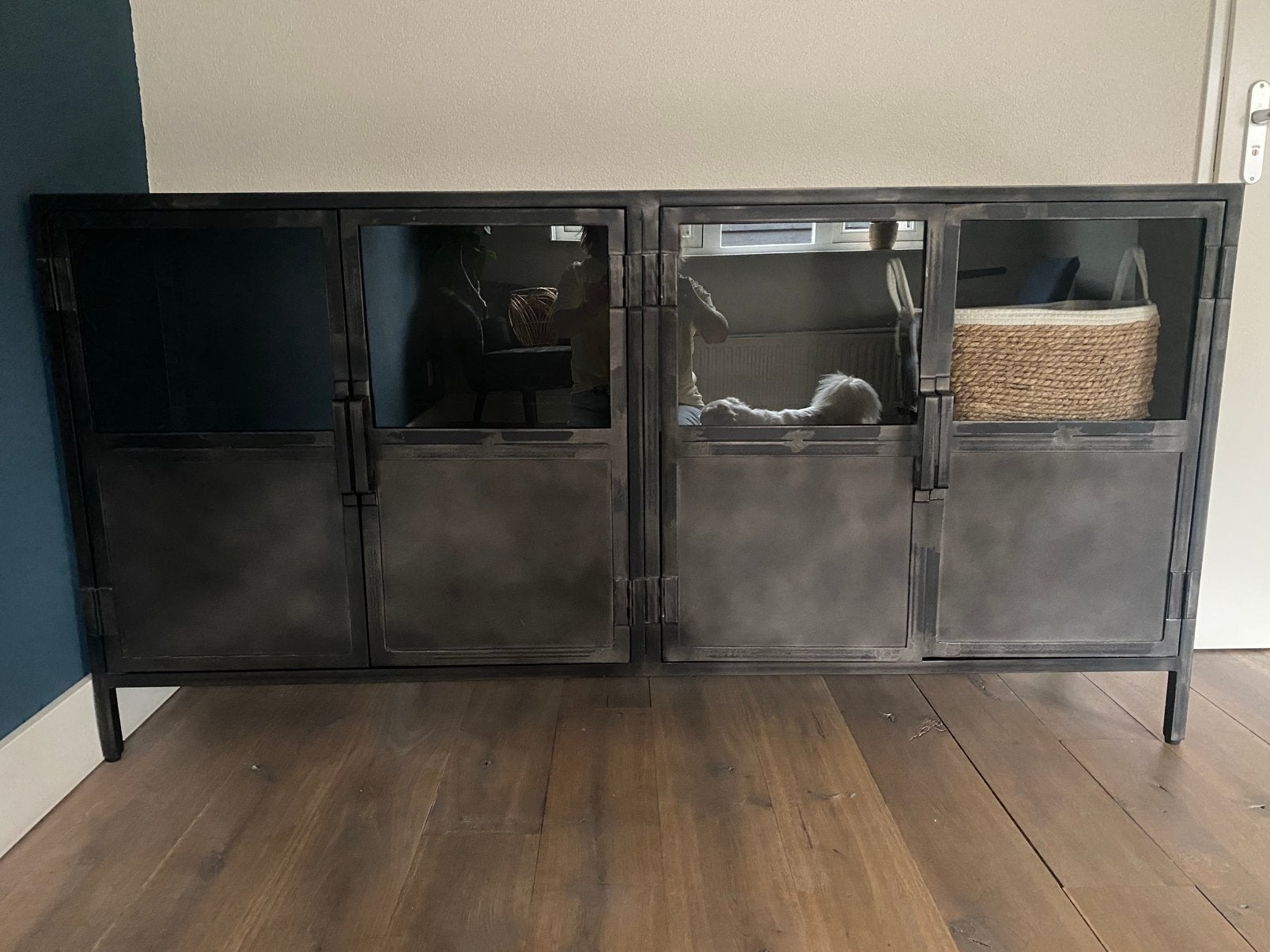 Industrieel dressoir Carpino van Pronto Wonen, Ophalen, Met deur(en), 150 tot 200 cm, Zo goed als nieuw