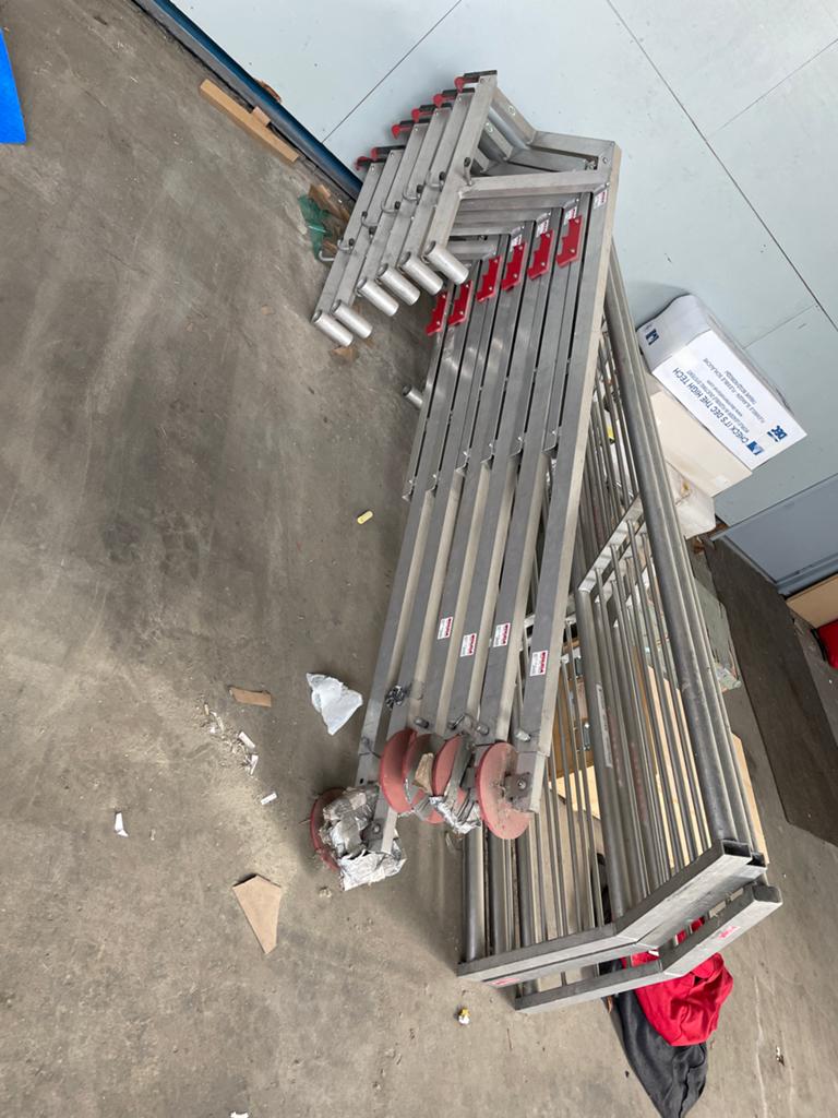 Valbeveiliging - Opvouwbare ladder, Ophalen, Gebruikt, Ladder, Opvouwbaar of Inschuifbaar