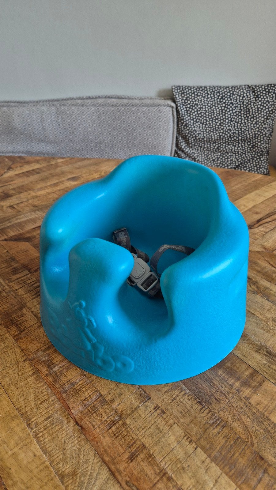 Bumbo Babyzitje - Blauw, Ophalen, Zo goed als nieuw, Overige typen, Gordel(s)