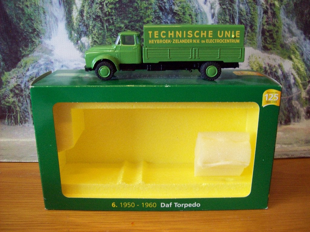 Lion Toys - Daf - Torpedo - Bak/huifwagen  Technische Unie, Ophalen of Verzenden, Zo goed als nieuw, Bus of Vrachtwagen, Lion Toys