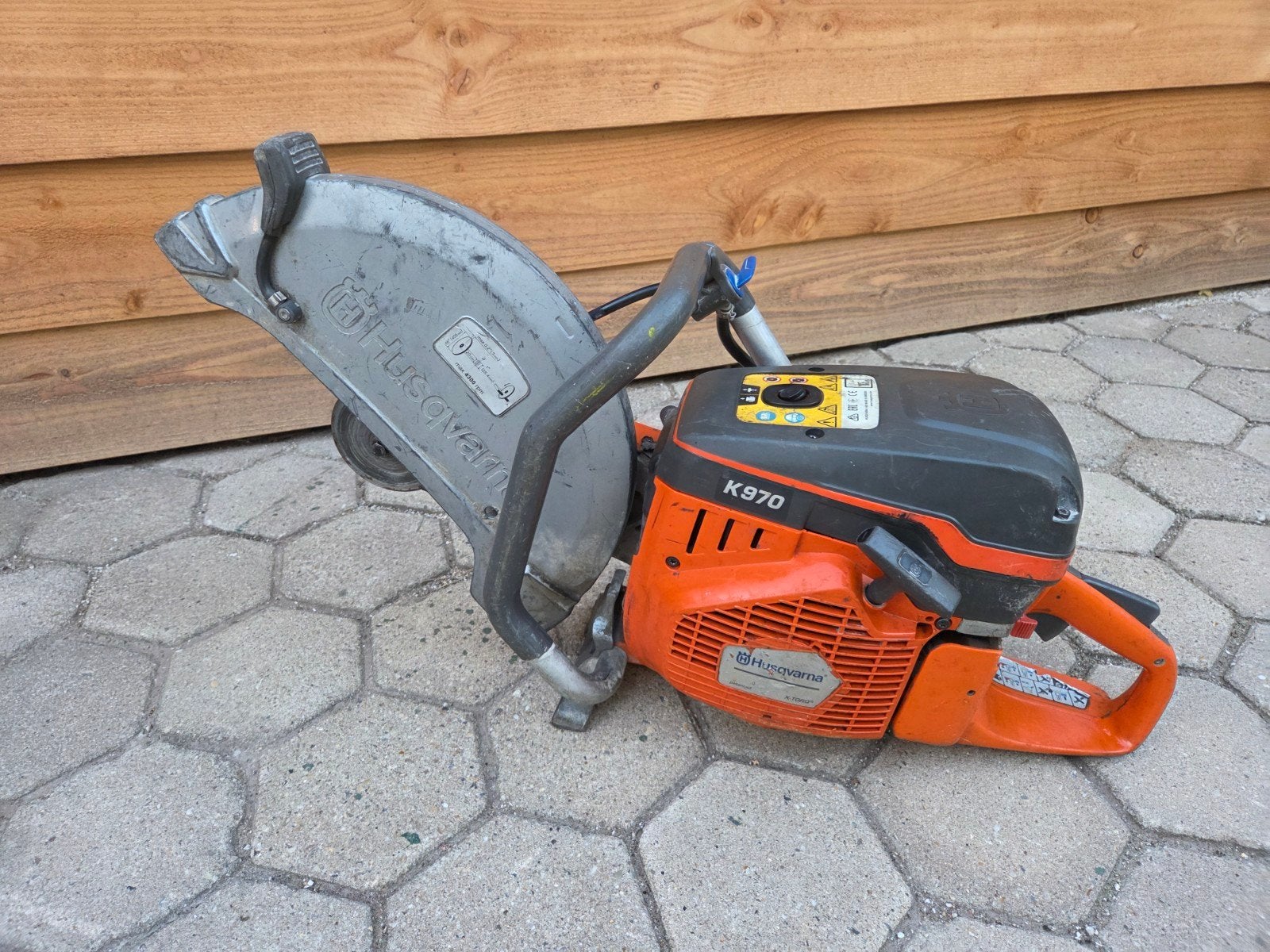 Husqvarna K970 Doorslijper kettingzaag, Tuin en Terras, Hand-tuingereedschap, Ophalen, Gebruikt