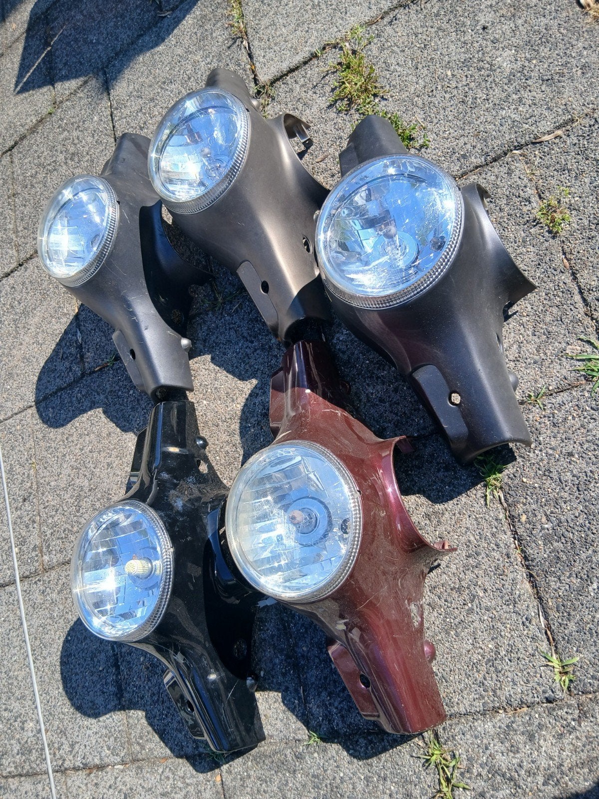 Stuur kap voorzijde met koplamp voor imitatie vespa lx, Ophalen of Verzenden, Vespa