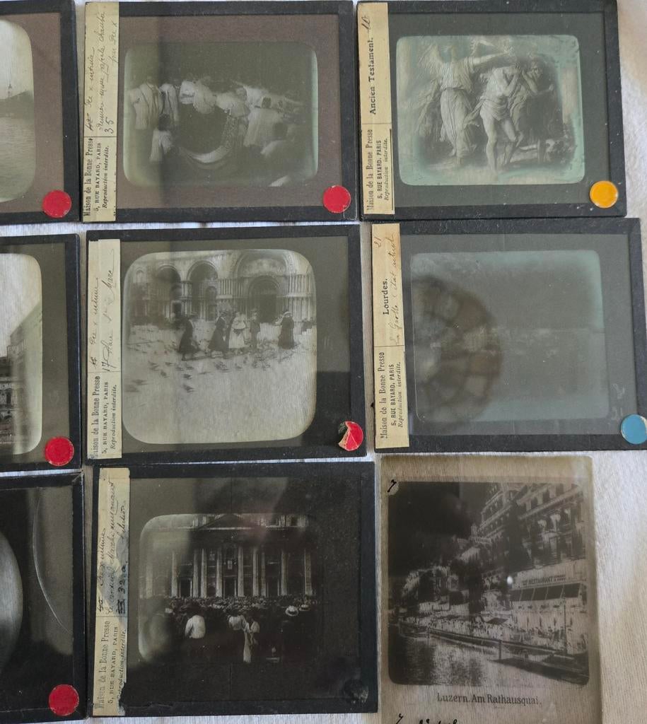 Antieke toverlantaarn dia’s / Magic Lantern Slides, Ophalen of Verzenden, Voor 1940, Overige typen