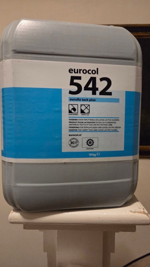 Eurocol 542 antisliplijm 10L (8L), Huis en Inrichting, Stoffering | Vloerbedekking, Ophalen of Verzenden, Nieuw, Tapijt