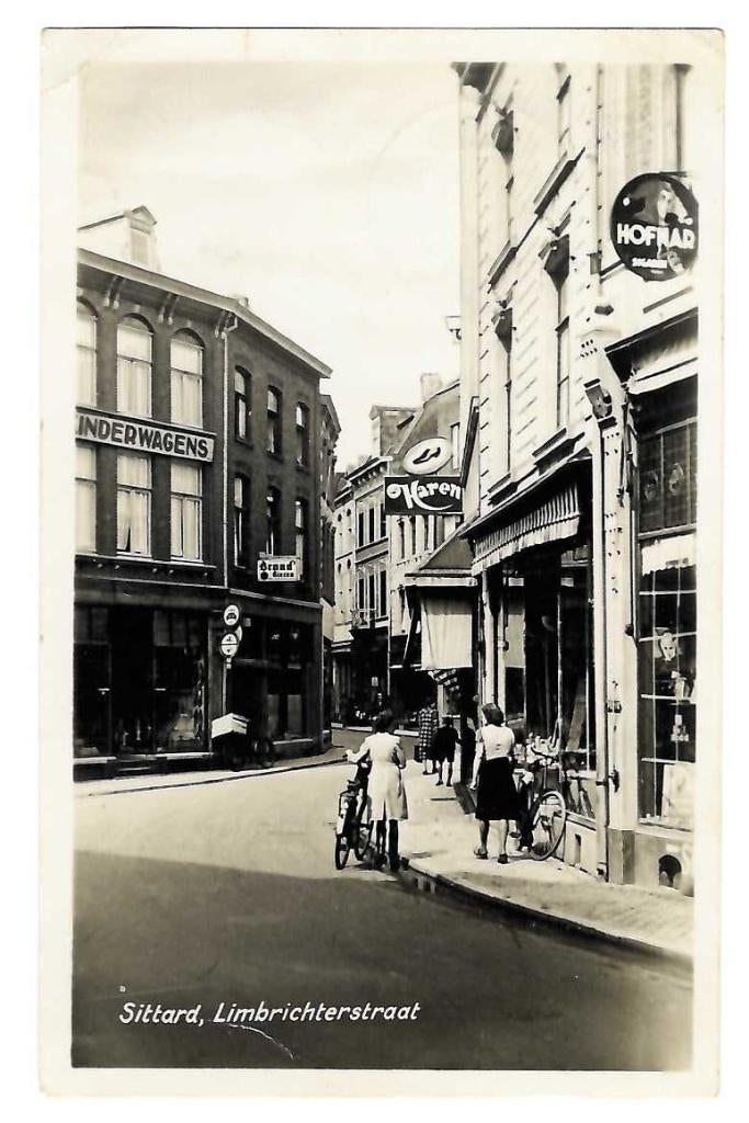 Sittard - Limbrichterstraat, Verzenden, 1940 tot 1960, Gelopen, Limburg