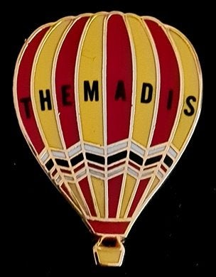 Themadis ballon pin- emaille, Verzenden, Nieuw, Transport, Speldje of Pin