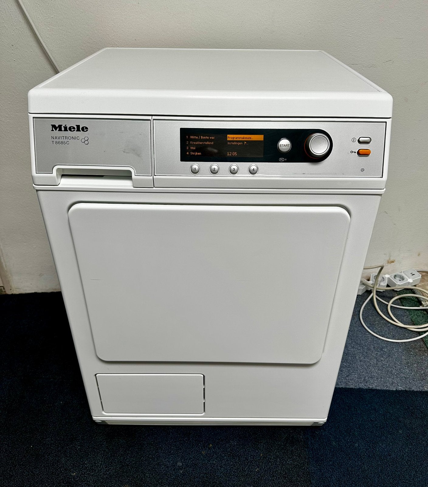 Miele Navitronic T8863C Condensdroger 8kg- Zo goed als nieuw, 8 tot 10 kg, Germany, Www.miele.com, Ophalen of Verzenden